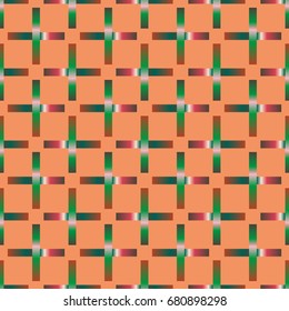 Seamless pattern with color greed from long rectangle.