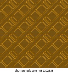 Seamless pattern with color greed from long rectangle.