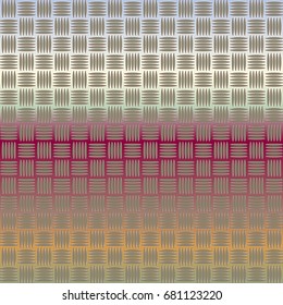 Seamless pattern with color greed from long rectangle.