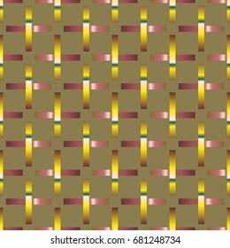 Seamless pattern with color greed from long rectangle.