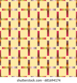 Seamless pattern with color greed from long rectangle.
