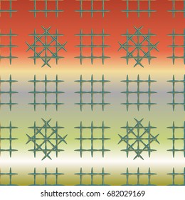 Seamless pattern with color greed from long rectangle.