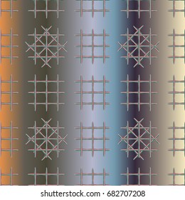 Seamless pattern with color greed from long rectangle.