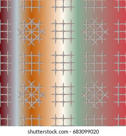 Seamless pattern with color greed from long rectangle.