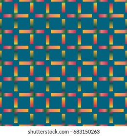 Seamless pattern with color greed from long rectangle.
