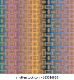 Seamless pattern with color greed from long rectangle.