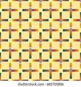 Seamless pattern with color greed from long rectangle.