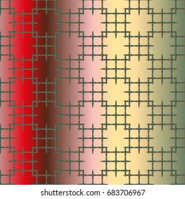 Seamless pattern with color greed from long rectangle.