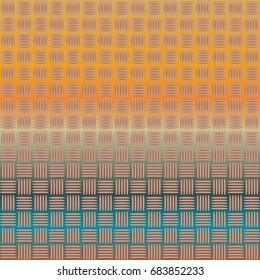 Seamless pattern with color greed from long rectangle.