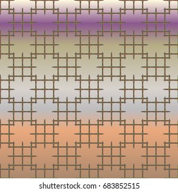 Seamless pattern with color greed from long rectangle.