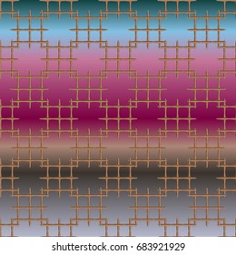 Seamless pattern with color greed from long rectangle.