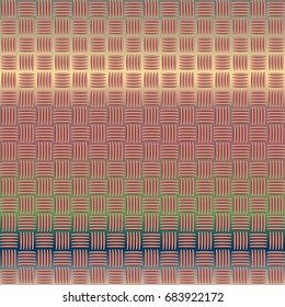 Seamless pattern with color greed from long rectangle.