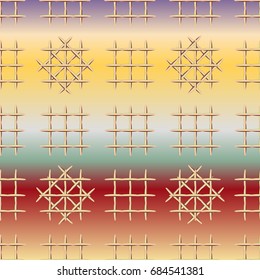 Seamless pattern with color greed from long rectangle.