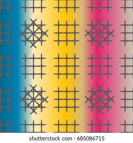Seamless pattern with color greed from long rectangle.