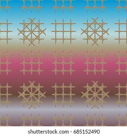Seamless pattern with color greed from long rectangle.