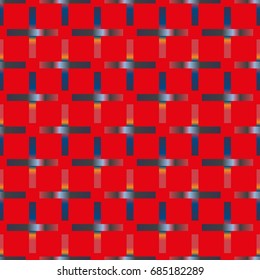 Seamless pattern with color greed from long rectangle.