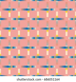Seamless pattern with color greed from long rectangle.