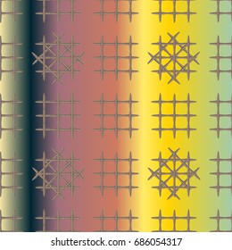 Seamless pattern with color greed from long rectangle.
