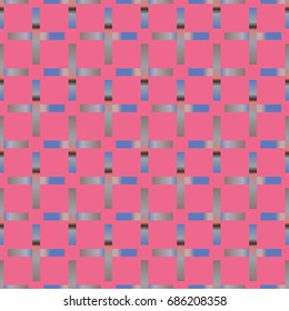 Seamless pattern with color greed from long rectangle.