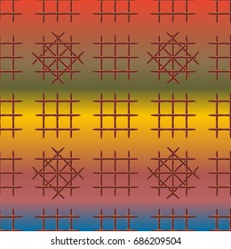 Seamless pattern with color greed from long rectangle.