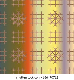 Seamless pattern with color greed from long rectangle.