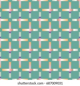 Seamless pattern with color greed from long rectangle.