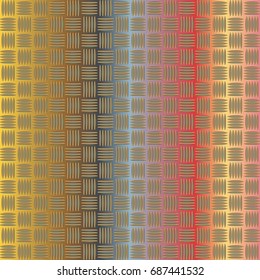 Seamless pattern with color greed from long rectangle.
