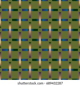 Seamless pattern with color greed from long rectangle.