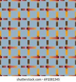 Seamless pattern with color greed from long rectangle.