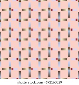 Seamless pattern with color greed from long rectangle.