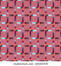 Seamless pattern with color greed from long rectangle.