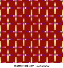 Seamless pattern with color greed from long rectangle.