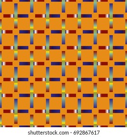 Seamless pattern with color greed from long rectangle.
