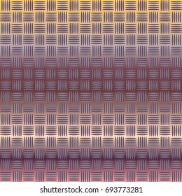 Seamless pattern with color greed from long rectangle.