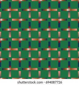 Seamless pattern with color greed from long rectangle.
