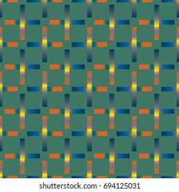 Seamless pattern with color greed from long rectangle.