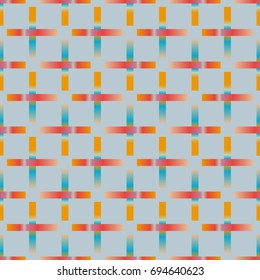 Seamless pattern with color greed from long rectangle.