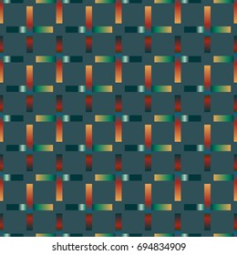 Seamless pattern with color greed from long rectangle.