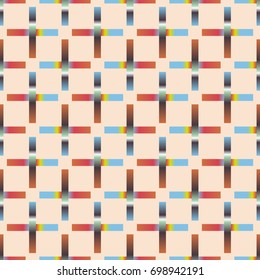 Seamless pattern with color greed from long rectangle.