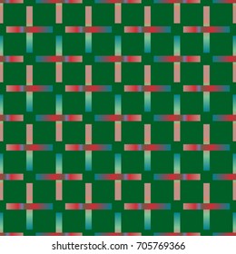 Seamless pattern with color greed from long rectangle.