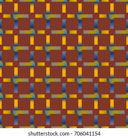 Seamless pattern with color greed from long rectangle.
