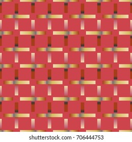 Seamless pattern with color greed from long rectangle.