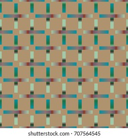 Seamless pattern with color greed from long rectangle.