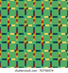 Seamless pattern with color greed from long rectangle.