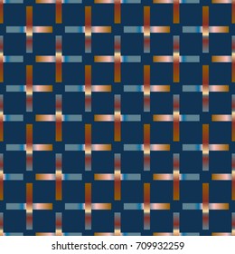 Seamless pattern with color greed from long rectangle.