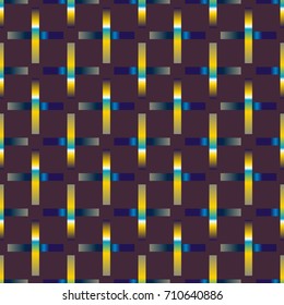 Seamless pattern with color greed from long rectangle.