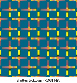 Seamless pattern with color greed from long rectangle.