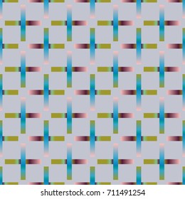 Seamless pattern with color greed from long rectangle.