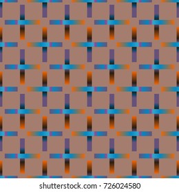 Seamless pattern with color greed from long rectangle.