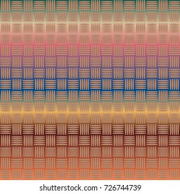 Seamless pattern with color greed from long rectangle.